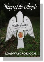 angel winged memorials, Cruz Conmemorativa de las Alas de los Ángeles