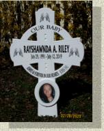Roadside memorial The Monarch with Picture Plaque