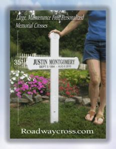 Bigger roadside memorials