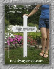 Largest Personalized Roadside Crosses for sale