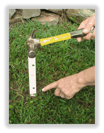 installing a highway memorial cross