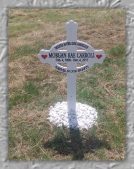 roadside memorial marker crosses