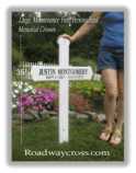 Bigger roadside memorials