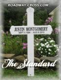 Military memorial inspired cross