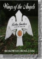 roadside memorial marker crosses