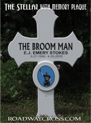 Unique biker style weatherproof memorial cross
