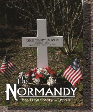 Military veterans memorial inspired cross