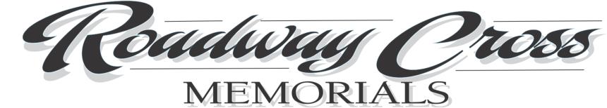 Roadside memorials by Roadway Cross.com